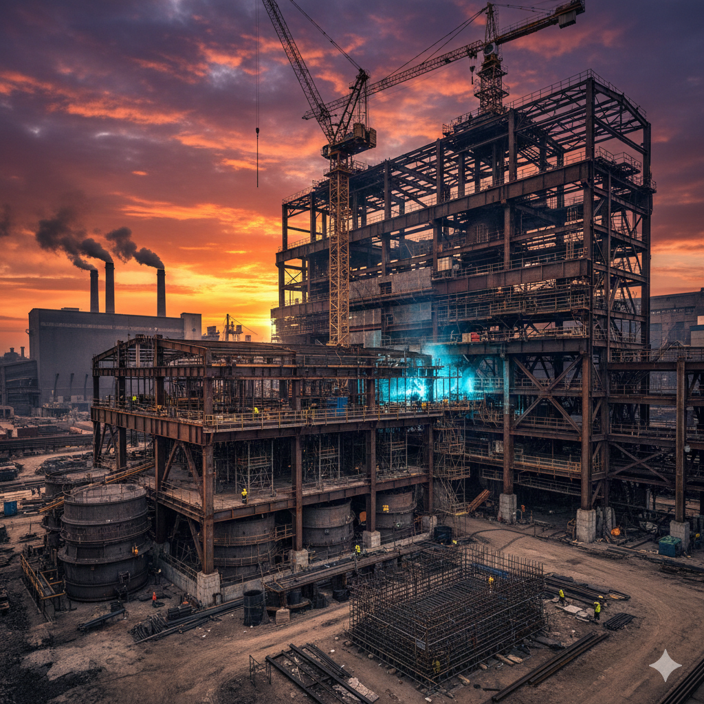 Demir-Çelik Fabrikası Çelik Konstrüksiyon